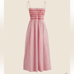 J.CREW Paloma dress in striped cotton poplin